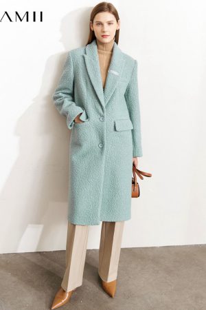 Abrigos de lana minimalistas para mujer