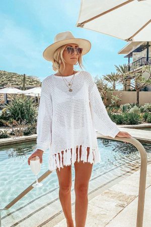 Bata de crochet para mujer