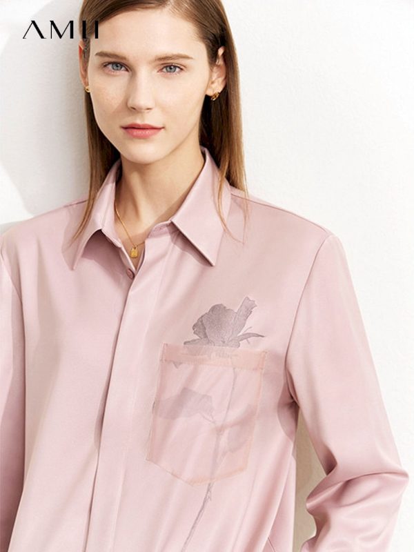 Blusas de gasa minimalistas para mujer