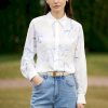 Blusas de manga larga minimalistas para mujer