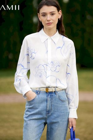 Blusas de manga larga minimalistas para mujer