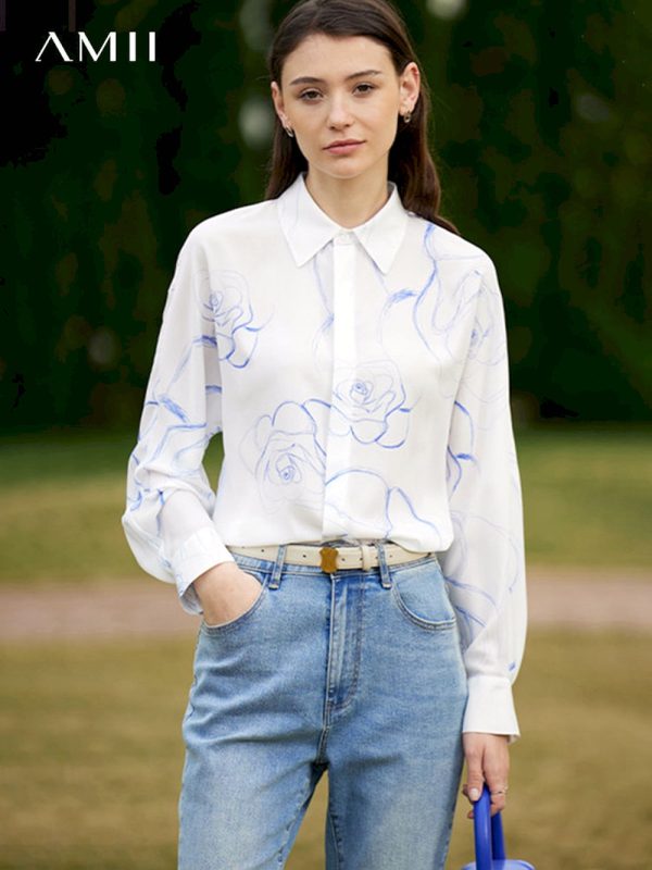 Blusas de manga larga minimalistas para mujer