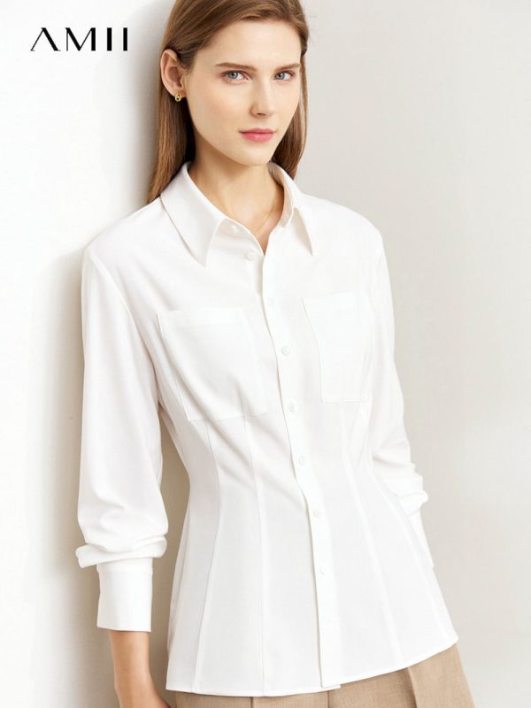 Blusas lisa minimalistas para mujer
