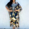 Caftán marroquí bohemio estampado