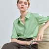 Camisa francesa de siete mangas para mujer