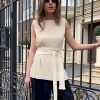 Camisa plisada de verano para mujer