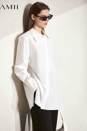 Camisas minimalistas de primavera para mujer