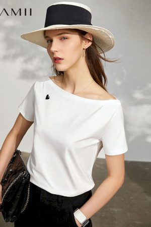Camisetas de verano minimalistas de para mujer