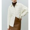 Chaqueta acolchada con forma de corazón para mujer