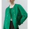 Chaqueta de lana corta para mujer