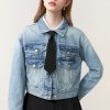 Chaquetas vaqueras informales para mujer