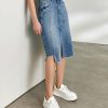 Faldas de mezclilla minimalistas para mujer