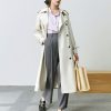 Gabardina de estilo clásico para mujer