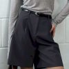 Pantalones cortos de cintura alta para mujer