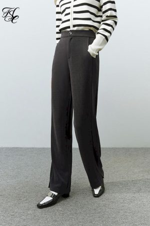 Pantalones de cintura elástica para mujer