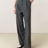 Pantalones de pierna recta para mujer