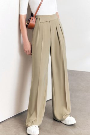Pantalones de traje minimalistas para mujer