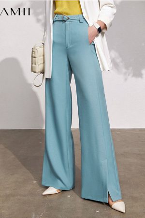 Pantalones minimalistas de primavera y verano para mujer