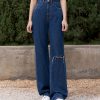 Pantalones vaqueros de algodón para mujer