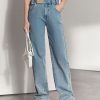 Pantalones vaqueros minimalistas para mujer