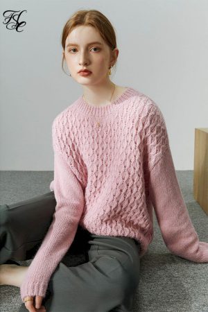 Suéteres con textura suelta para mujer