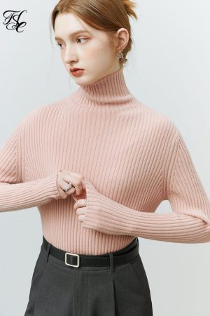 Suéteres de cuello alto para mujer