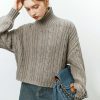Suéteres de cuello alto para mujer