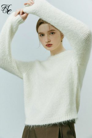 Suéteres de mohair para mujer