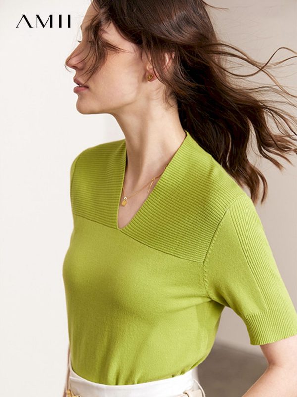 Suéteres franceses minimalistas para mujer