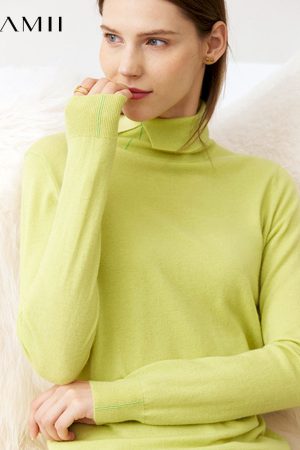 Suéteres minimalistas de lana para mujer