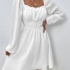 Vestidos blanco cortos mujer