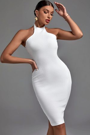 Vestidos blanco de alta calidad para mujer