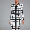Vestidos blanco y negro para mujer