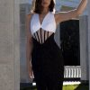 Vestidos ceñido de encaje para mujer