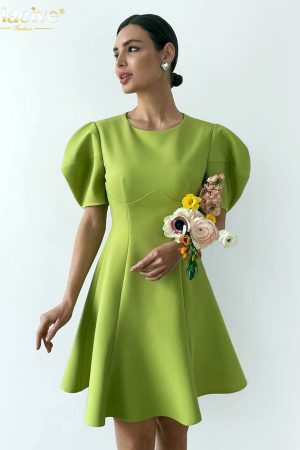 Vestidos cortos ajustado de manga corta para verano