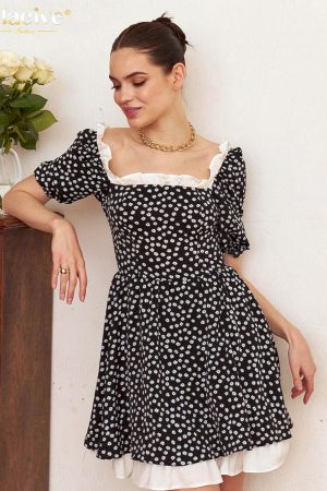 Vestidos cortos holgado de verano para mujer