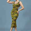 Vestidos de fiesta con estampado animal para mujer