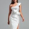 Vestidos de fiesta de jacquard para mujer