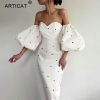 Vestidos de manga corta con estampado floral para mujer