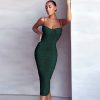 Vestidos drapeado de malla para mujer