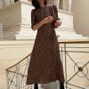 Vestidos estampados holgados e informales para mujer