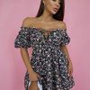 Vestidos estampados holgados para mujer