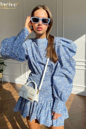 Vestidos holgado de manga larga para mujer