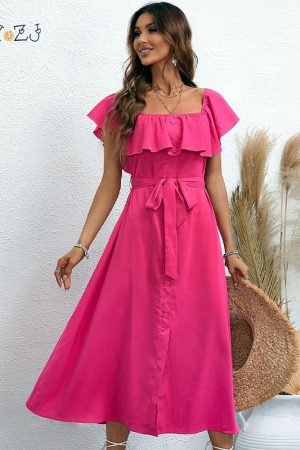 Vestidos largos de verano sin mangas para mujer