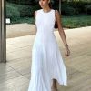 Vestidos largos playero de punto para mujer