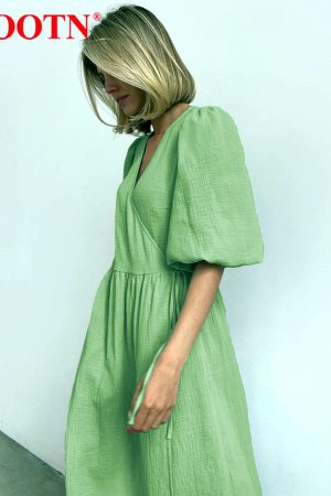 Vestidos midi informal para mujer