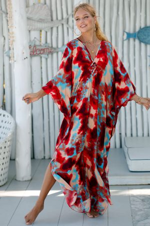 Vestidos playero informal con rayas de cebra para mujer