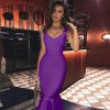 Vestidos púrpura para mujer
